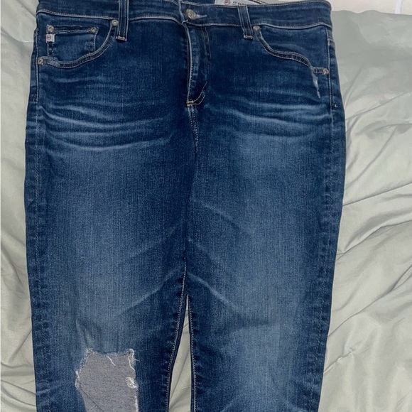 Ag Adriano Goldschmied Denim - AG Adriano Goldschmied Dark Blue Skinny Jeans